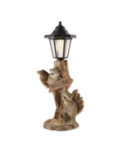 FRIENDLY SQUIRRELS SOLAR LAMP