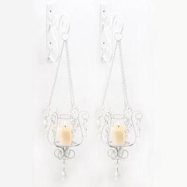 BEDAZZLING PENDANT SCONCE DUO